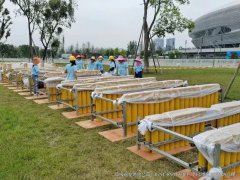 第13届大运会烟花燃放现场施工照片（四川成都市）
